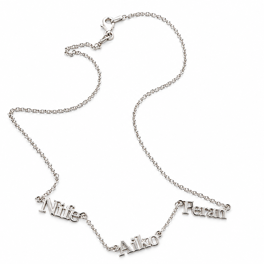 Kin Multi Name Necklace