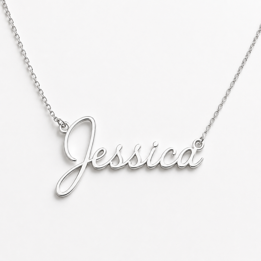 Halo Font Necklace