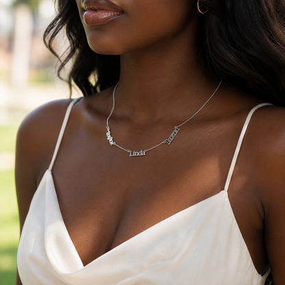 Kin Multi Name Necklace
