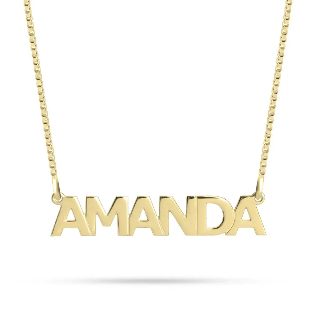 Nova Font Necklace