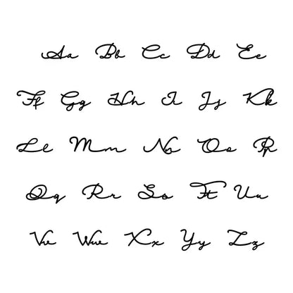 Muse Font Necklace